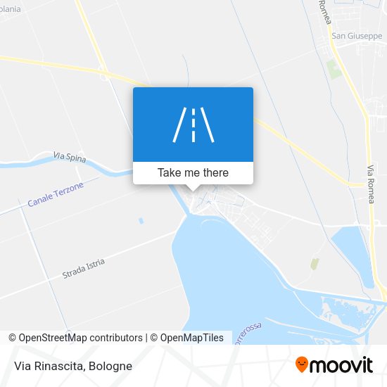 Via Rinascita map