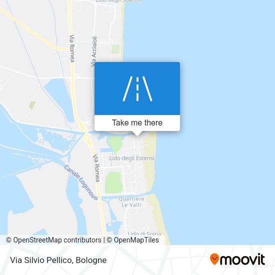 Via Silvio Pellico map