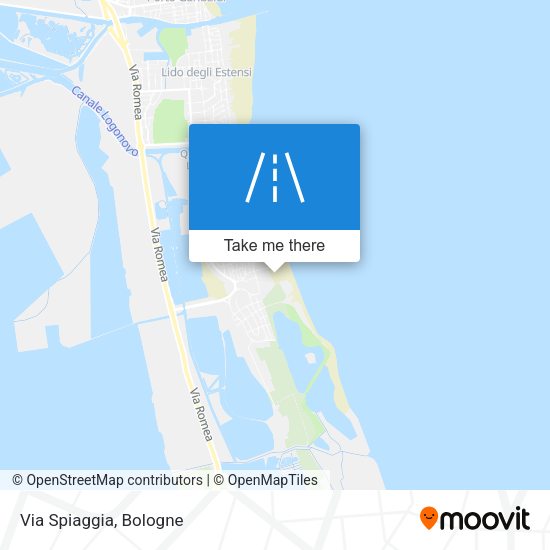 Via Spiaggia map