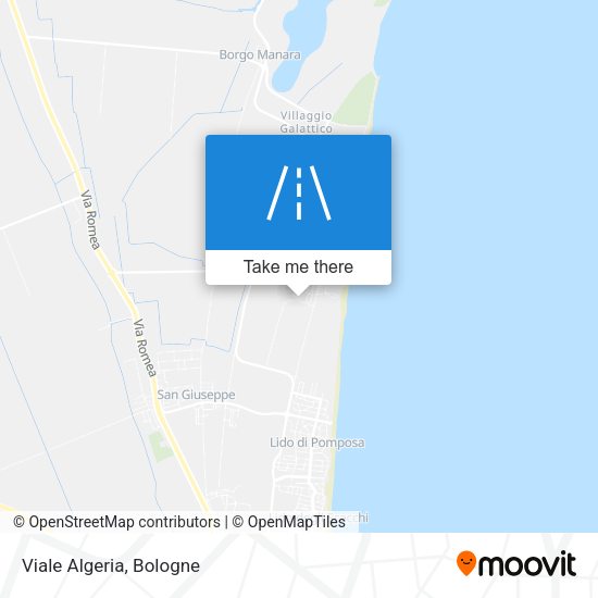 Viale Algeria map