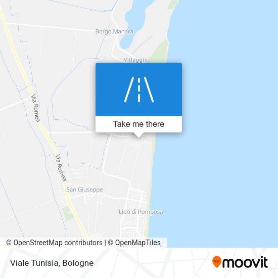 Viale Tunisia map