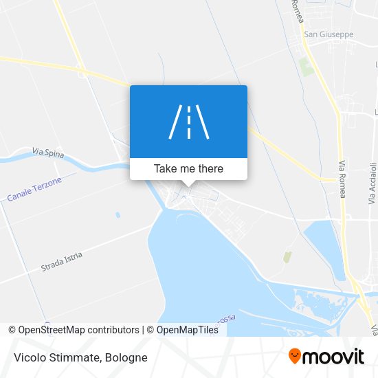 Vicolo Stimmate map