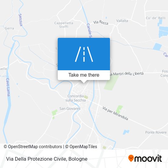 Via Della Protezione Civile map
