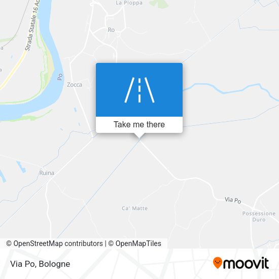 Via Po map