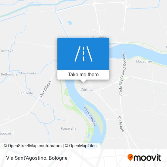 Via Sant'Agostino map