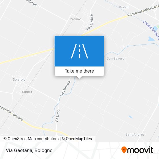 Via Gaetana map