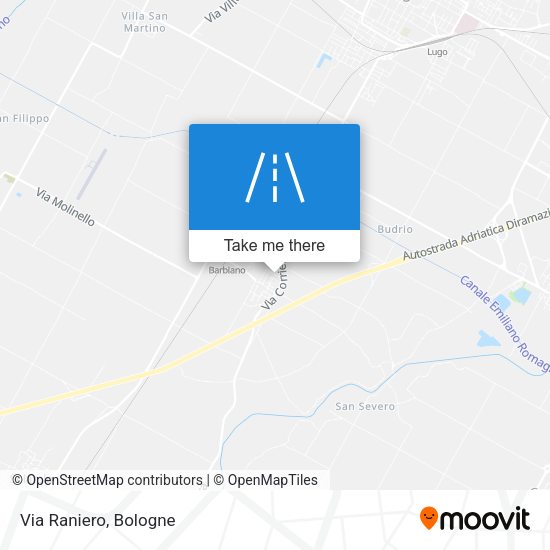 Via Raniero map