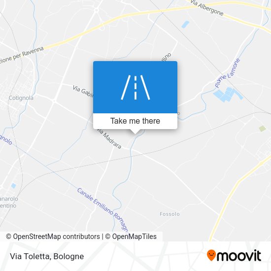 Via Toletta map