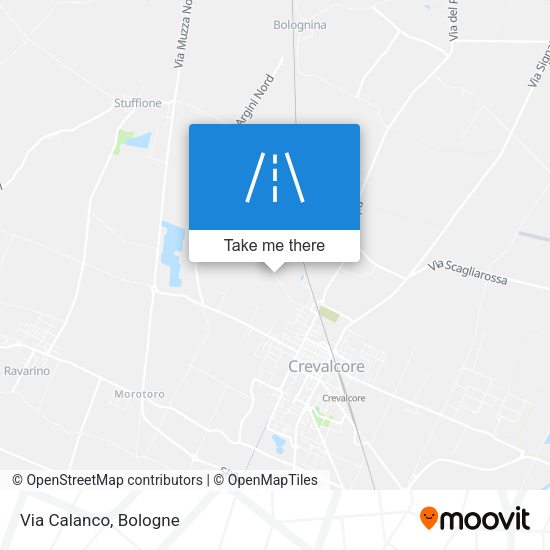 Via Calanco map