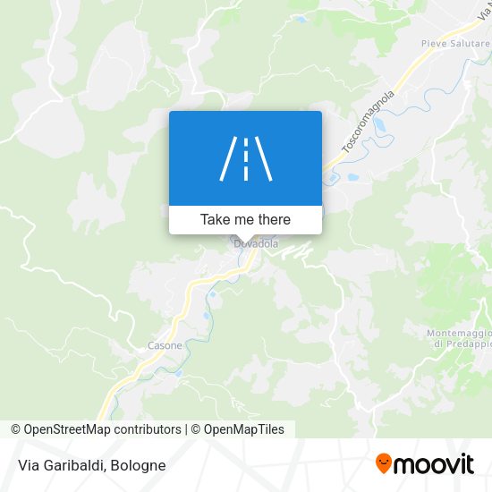 Via Garibaldi map