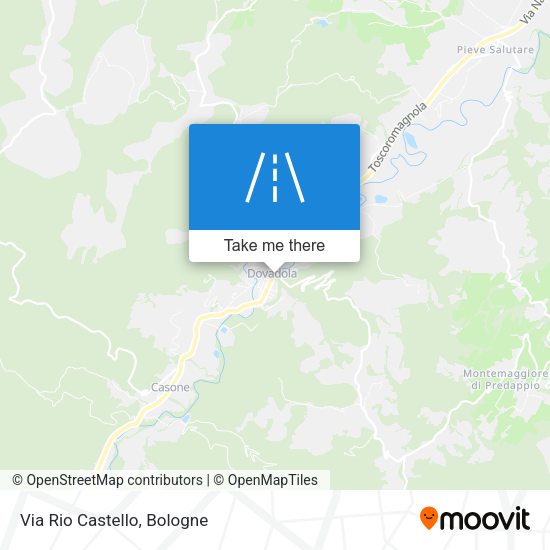 Via Rio Castello map
