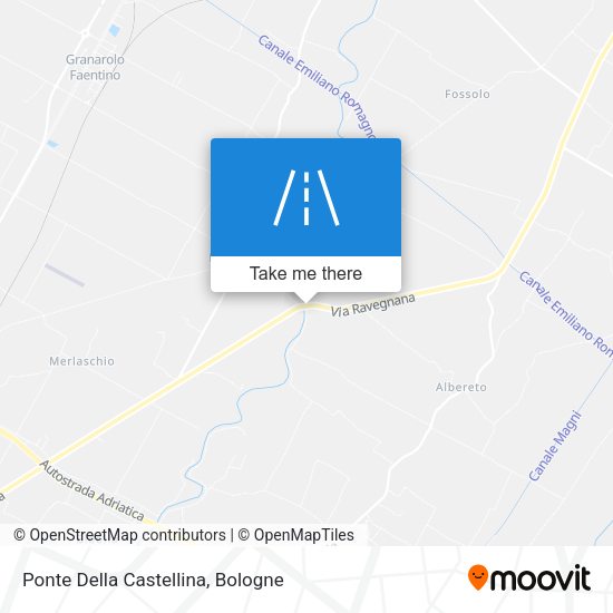 Ponte Della Castellina map