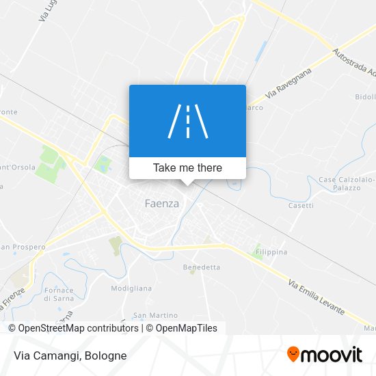Via Camangi map