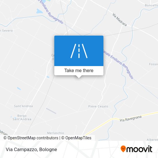 Via Campazzo map