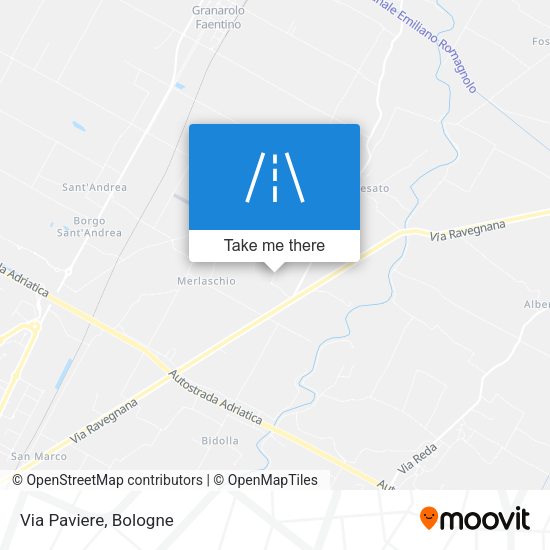 Via Paviere map