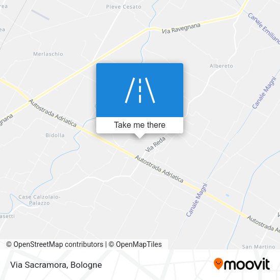 Via Sacramora map