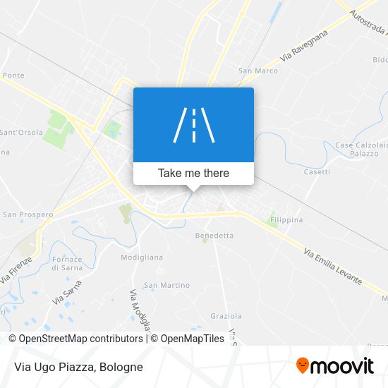 Via Ugo Piazza map