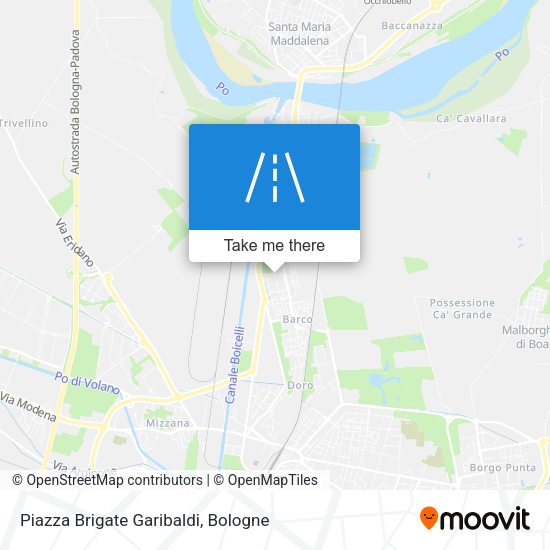 Piazza Brigate Garibaldi map