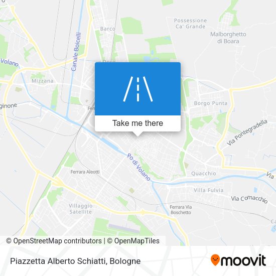 Piazzetta Alberto Schiatti map