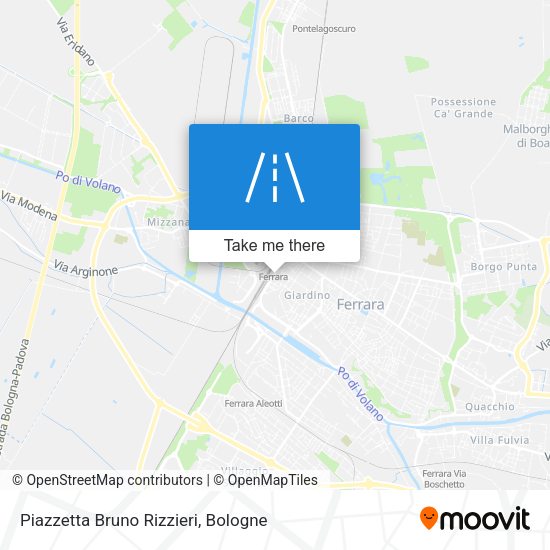 Piazzetta Bruno Rizzieri map