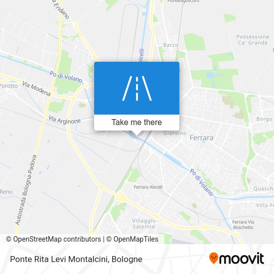 Ponte Rita Levi Montalcini map