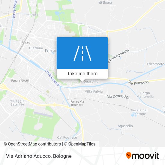Via Adriano Aducco map