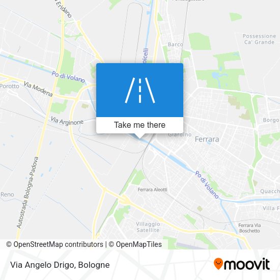 Via Angelo Drigo map