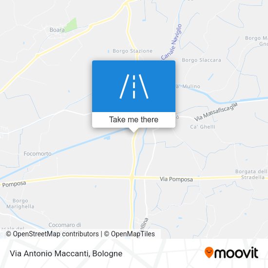 Via Antonio Maccanti map
