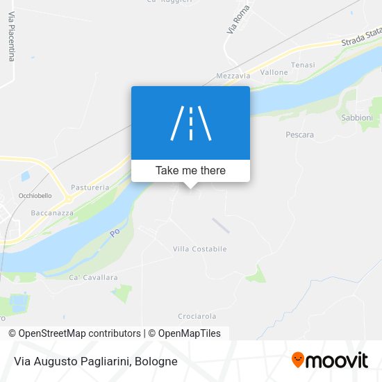 Via Augusto Pagliarini map