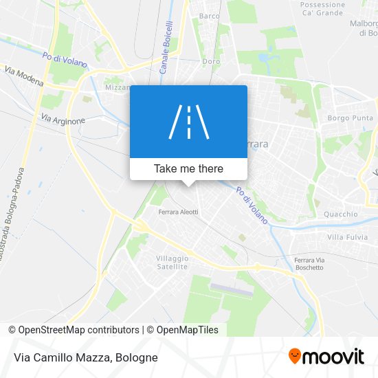 Via Camillo Mazza map