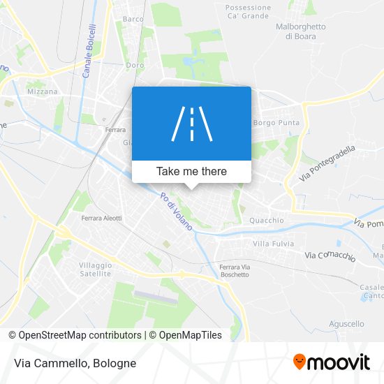 Via Cammello map