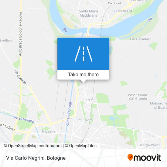 Via Carlo Negrini map