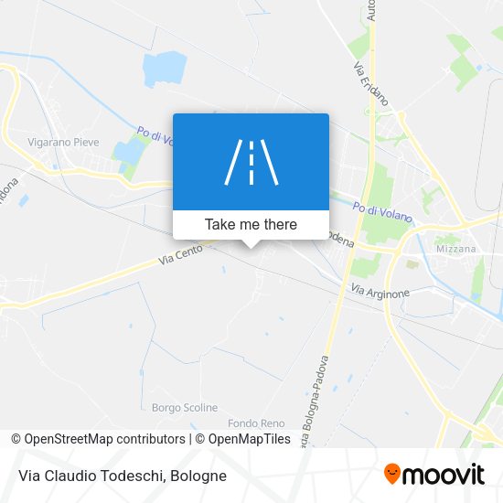 Via Claudio Todeschi map