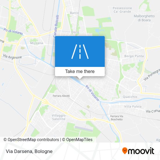 Via Darsena map