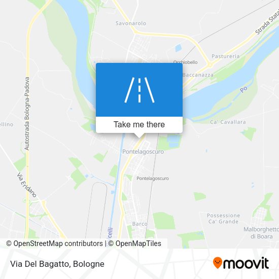 Via Del Bagatto map