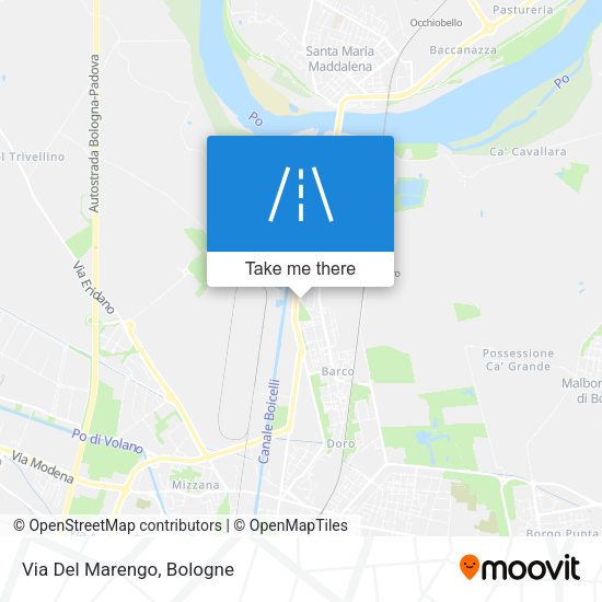Via Del Marengo map