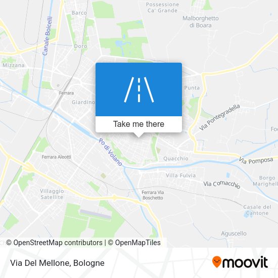 Via Del Mellone map