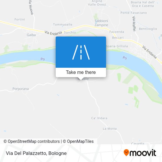 Via Del Palazzetto map
