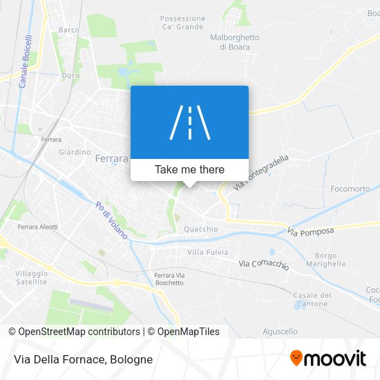 Via Della Fornace map