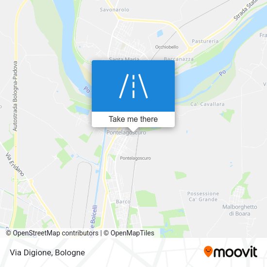 Via Digione map