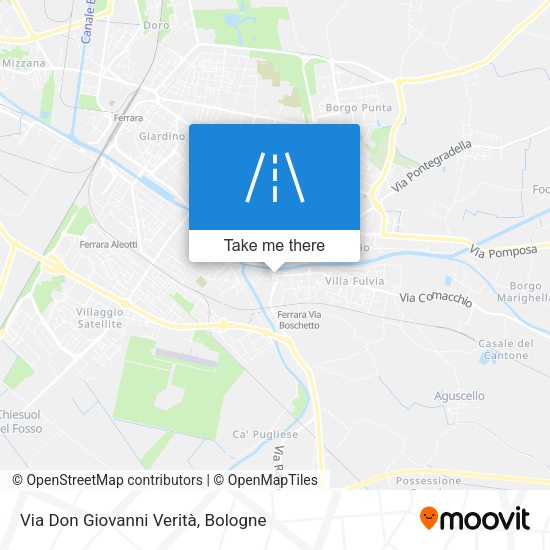 Via Don Giovanni Verità map