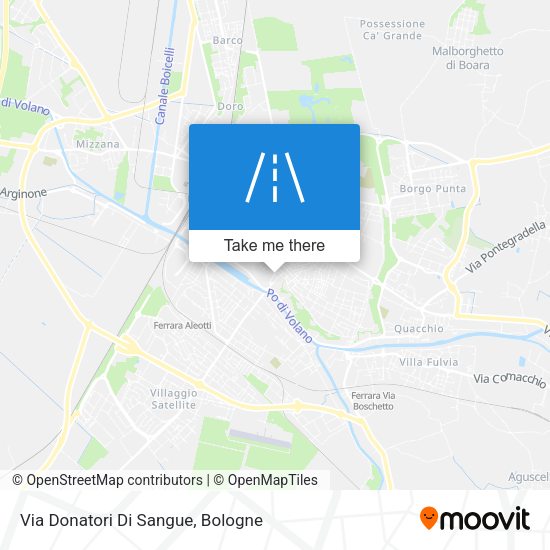 Via Donatori Di Sangue map