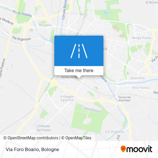 Via Foro Boario map
