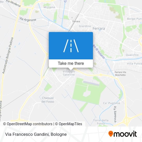 Via Francesco Gandini map