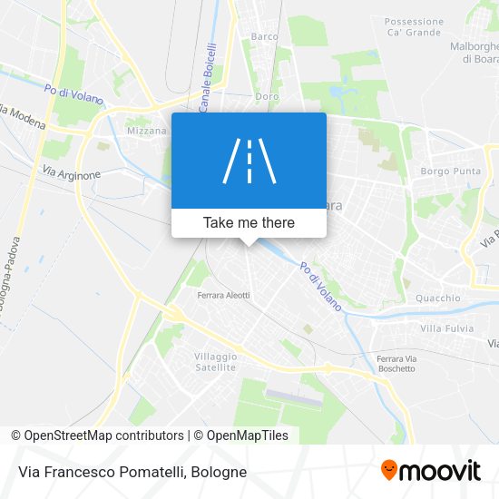 Via Francesco Pomatelli map