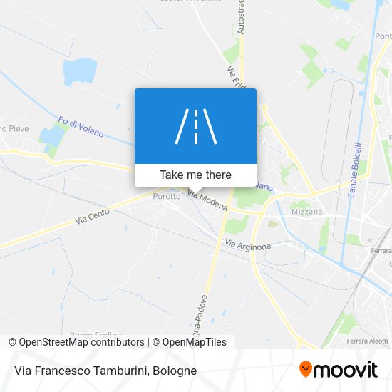 Via Francesco Tamburini map