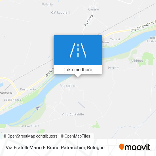 Via Fratelli Mario E Bruno Patracchini map