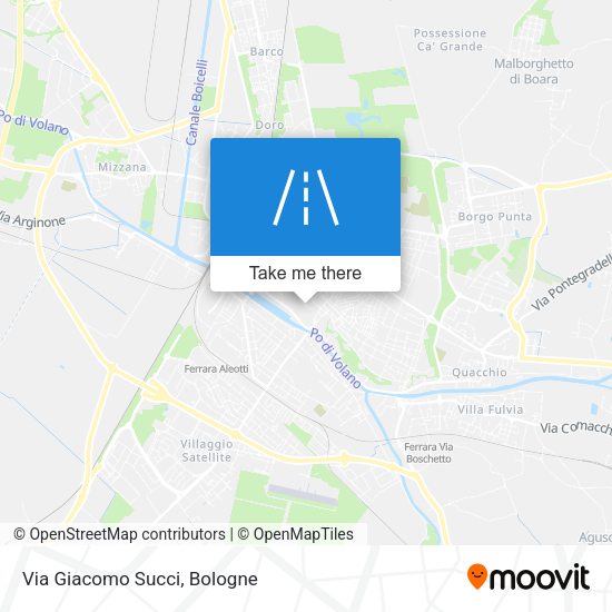 Via Giacomo Succi map