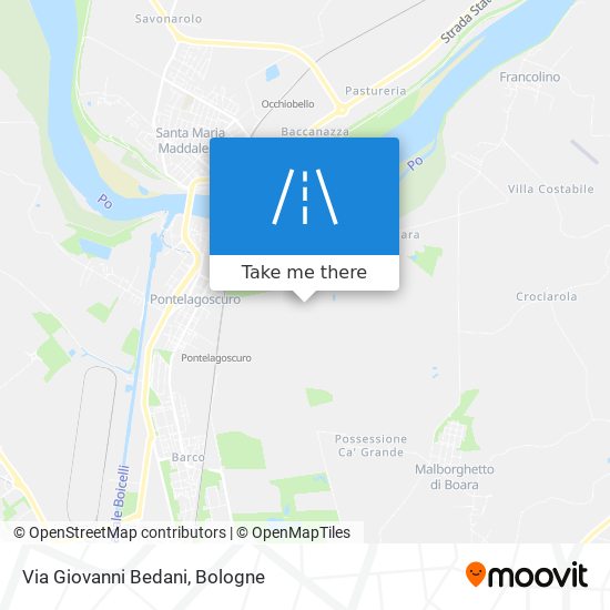 Via Giovanni Bedani map