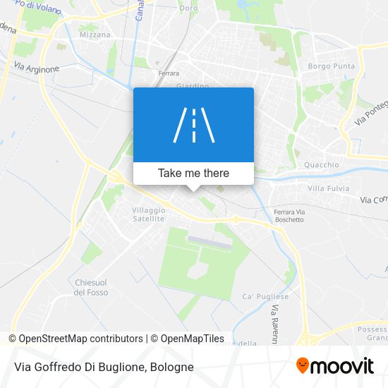 Via Goffredo Di Buglione map